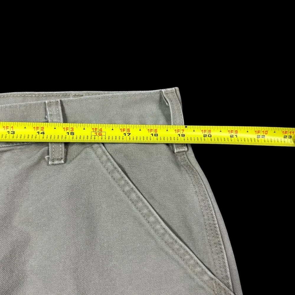 Vintage Carhart B11 DES Dungaree Fit Canvas Workwear Carpenter Pants Men's 38x30